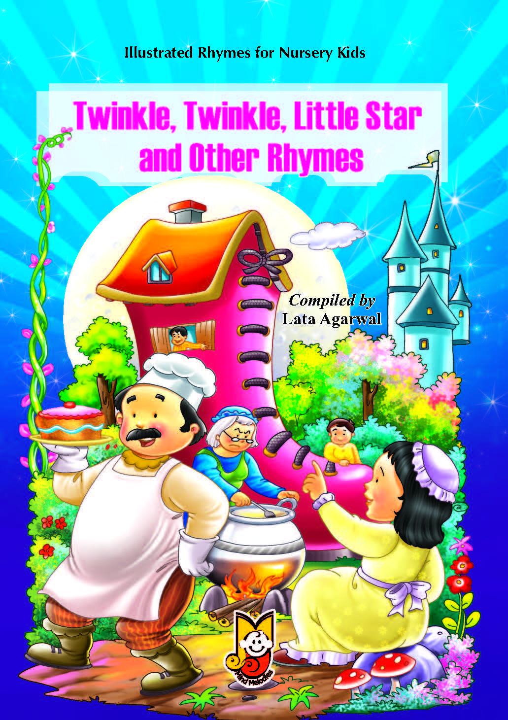 Illustrated Rhymes for Nursery Kids - Twinkle, Twinkle, Little Star and other Rhymes
